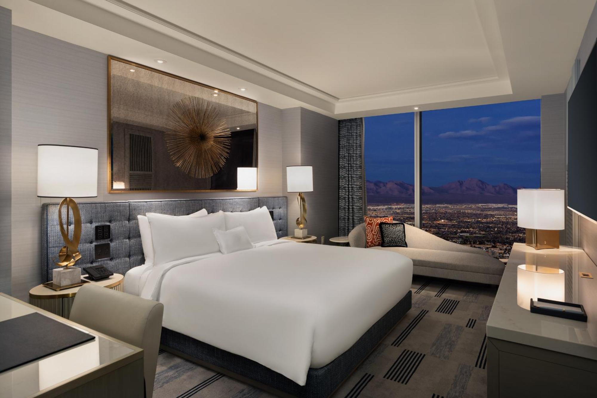 Fontainebleau Las Vegas Esterno foto A guest room at the new Encore