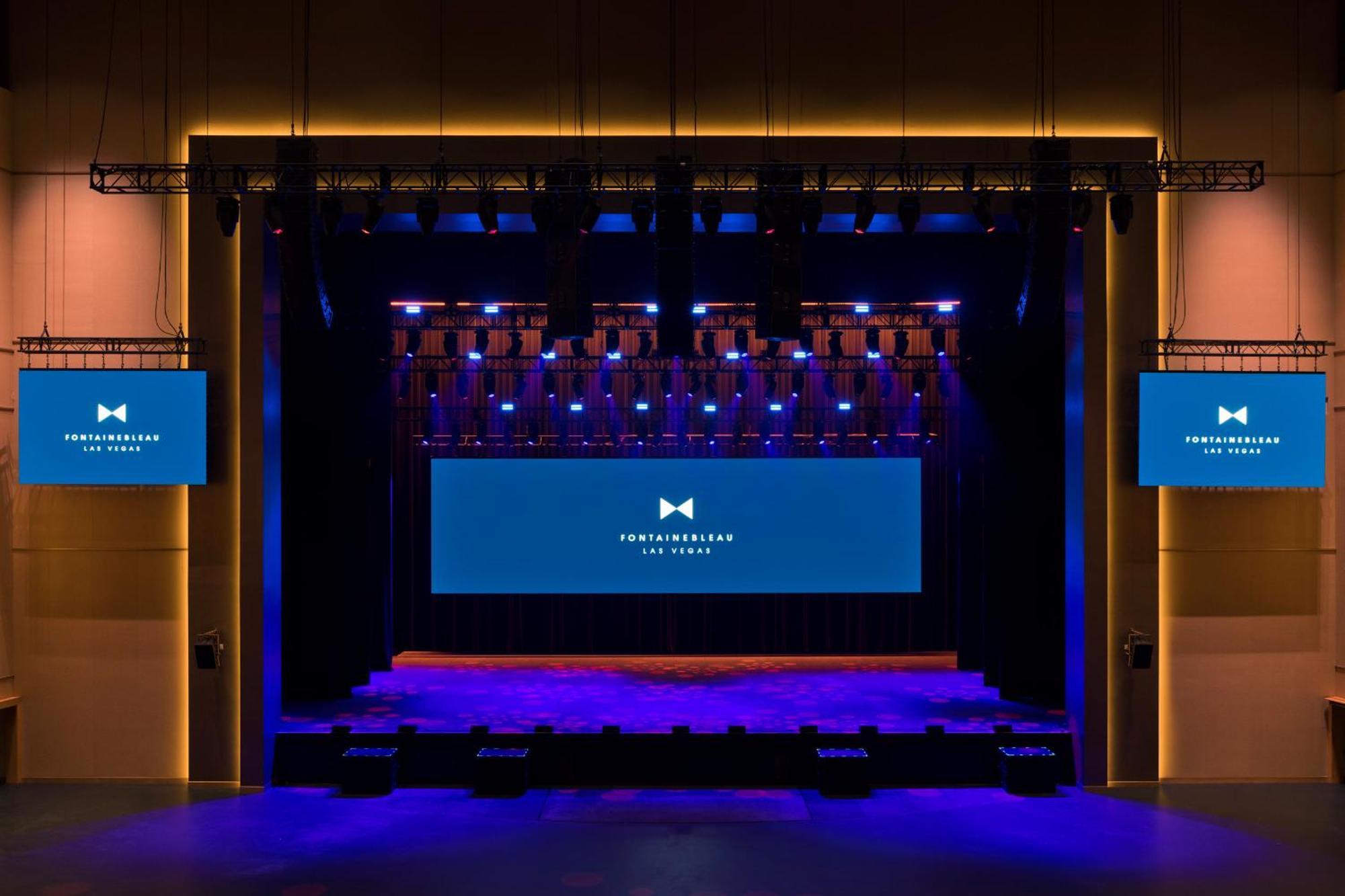Fontainebleau Las Vegas Esterno foto The stage of the theatre