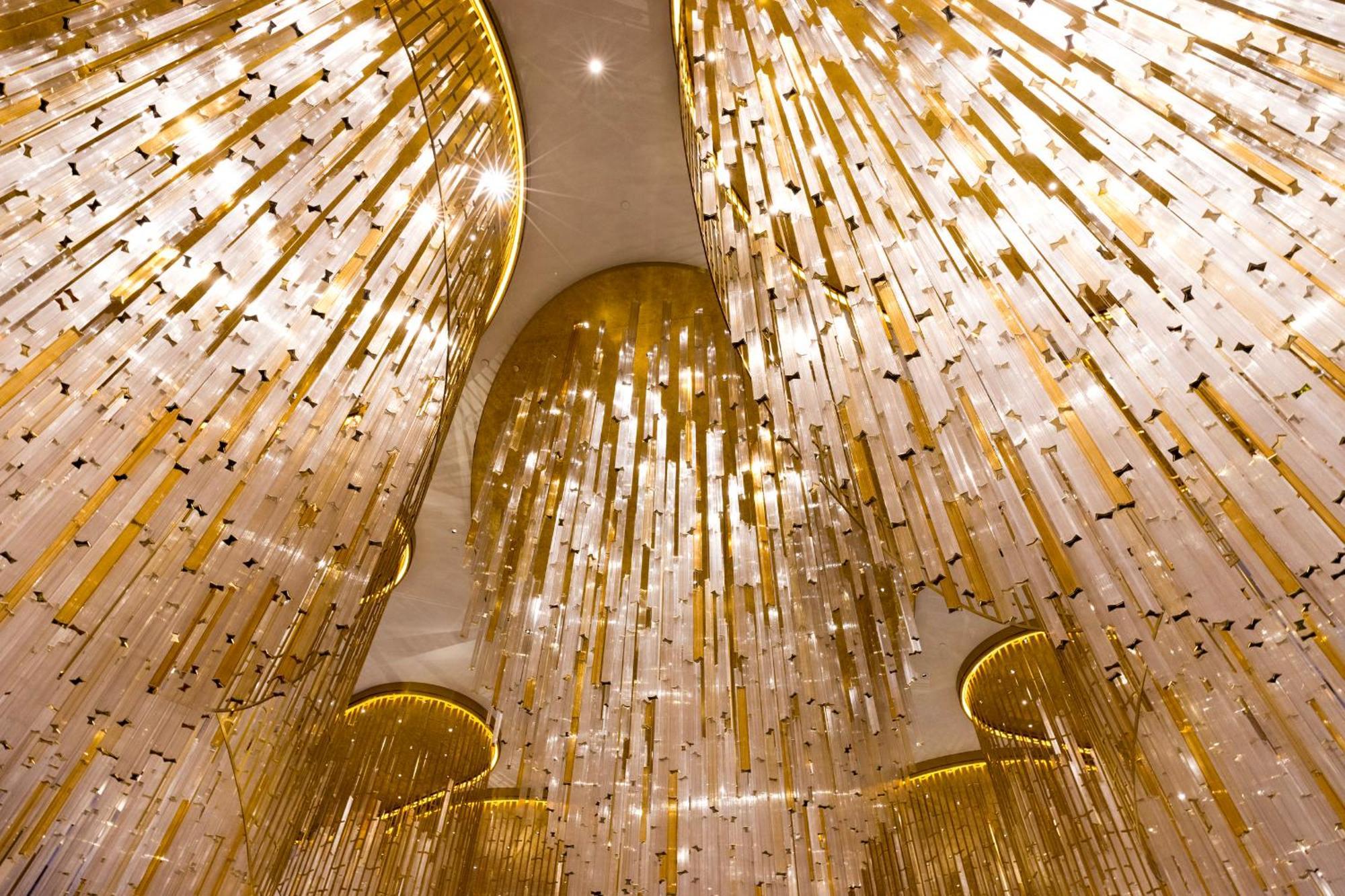 Fontainebleau Las Vegas Esterno foto The interior of the new building